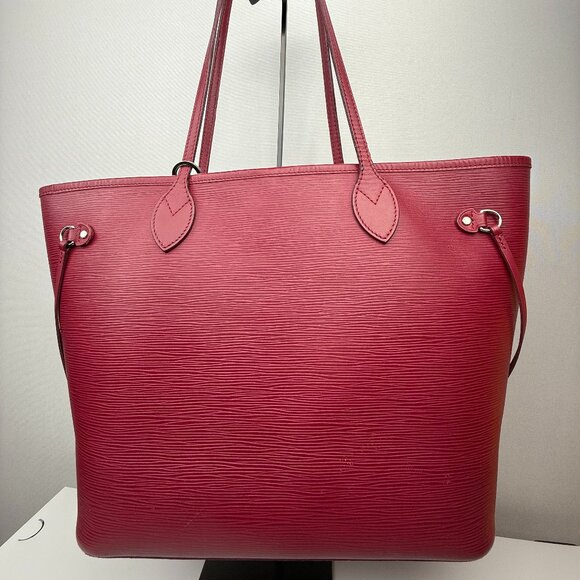 Louis Vuitton Fuchsia Epi Neverfull w/ Pouch MM - Picture 2 of 2